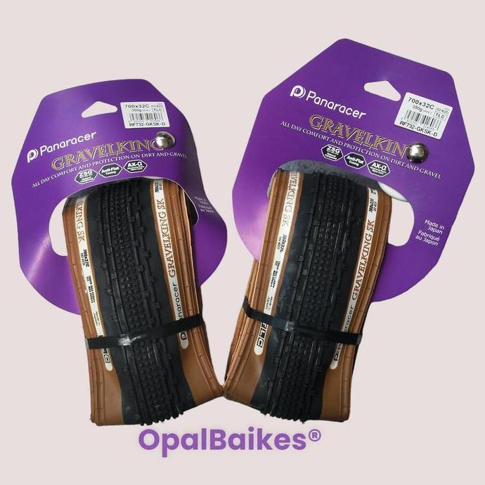 Panaracer Gravelking SK Tire (700x32) - Black/Brown