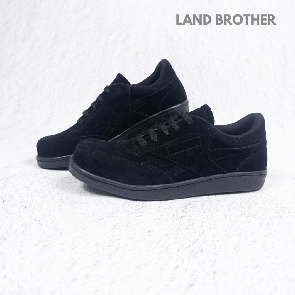 DISKON SEPATU SAFETY SNEAKERS TERBARU UJUNG BESI SEPATU SAFETY SPORT UJUNG BESI HITAM