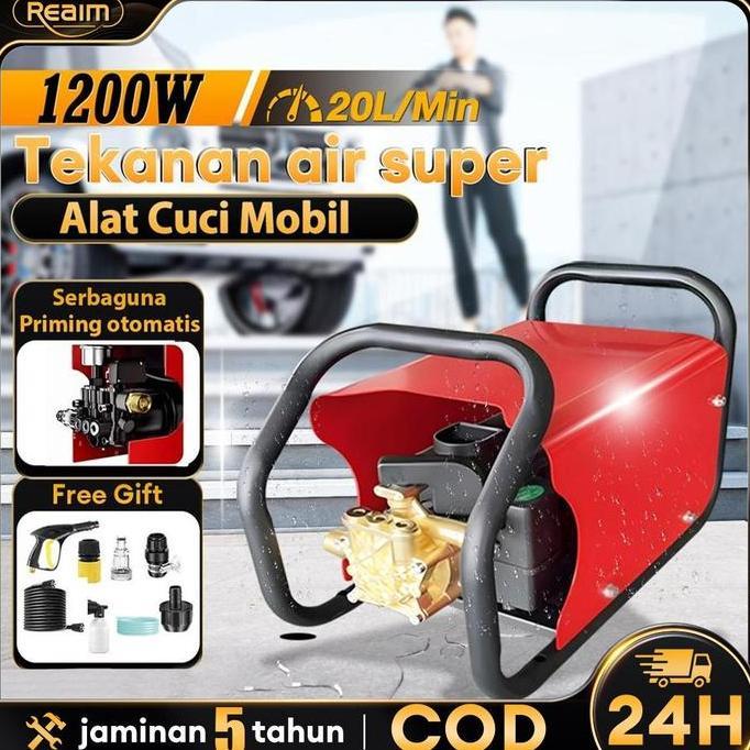 OSHAKAN REAIM Mesin cuci motor  400Bar, mesin cuci bertekanan tinggi, mesin cuci jet mobil, mesin cu