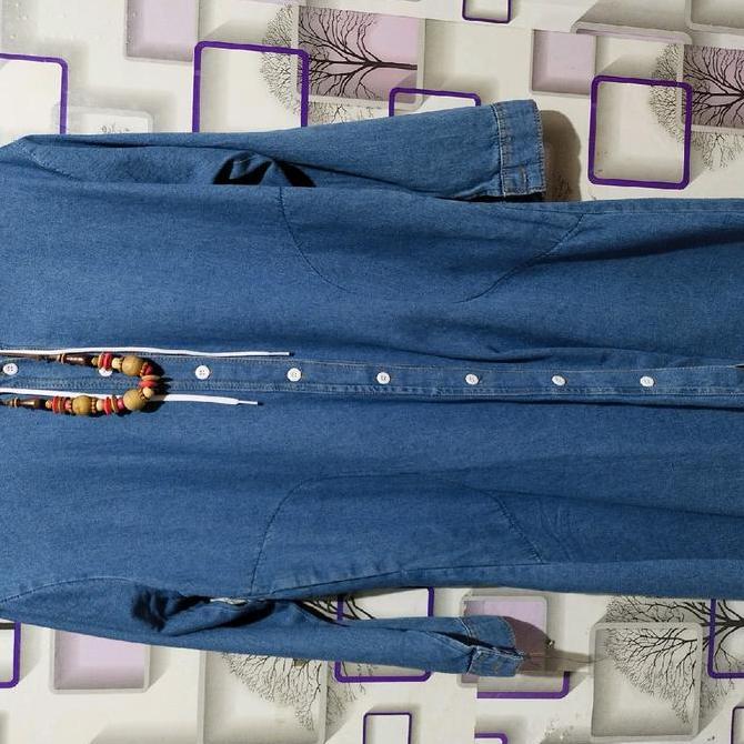 DV276 - JAKET HOODIE JEANS KRKINIAN # JAKET  JEANS WANITA TERBARU 2023 # JAKET DENIM PANJANG