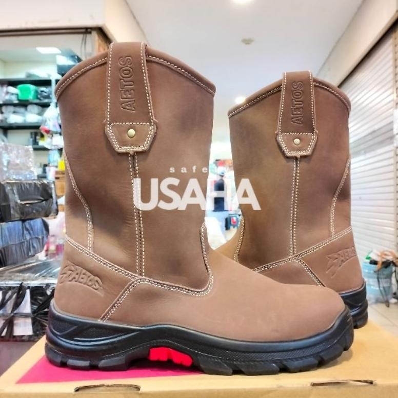 DISKON SEPATU AETOS LITHIUM MOCCA / SEPATU SAFETY AETOS ORIGINAL BERKUALITAS