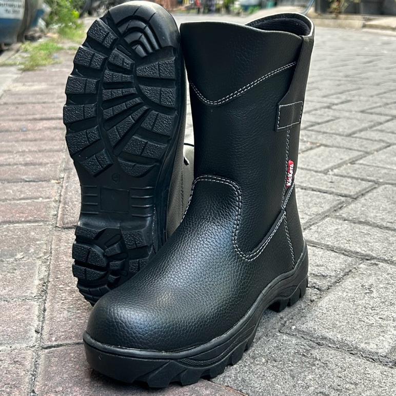 FREE ONGKIR SEPATU SAFETY KING KICKERS UJUNG BESI SEPATU BOOT SAFETY KING KICKERS PRIA WANITA BOOT S