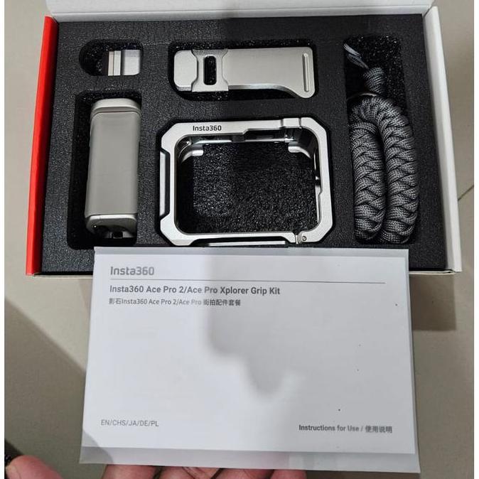 POZLAV [BEKAS 99%] Insta360 Xplorer Grip Kit for Ace Pro 2 & Ace Pro Action Cam Insta 360 Handheld C