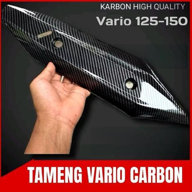 MANAZY Tutup Knalpot Vario Carbon 2018-2024 - Tameng Vario New Carbon - Motorcycle, Aksesoris Cover 