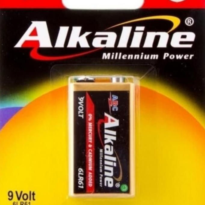 // BATU BATERAI ABC ALKALINE 9 VOLT KOTAK ''