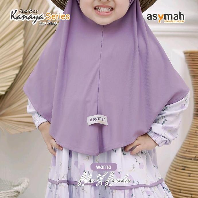 KANAYA SERIES LILAC X LAVENDER - GAMIS COUPLE IBU DAN ANAK BY ASYMAH Ready