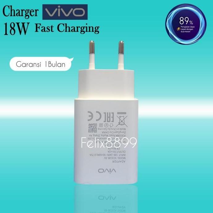 CHARGER VIVO Y21 Y21S Y21T Y53S ORIGINAL 100% TYPE C FAST CHARGING
