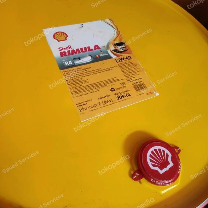Shell Rimula R4X Repack dari drum