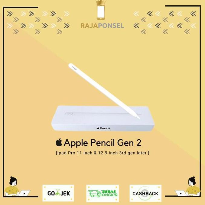 (Original) Apple Pencil 2 for iPad Pro 2018 11 / 12.9 Inch (2nd Gen)