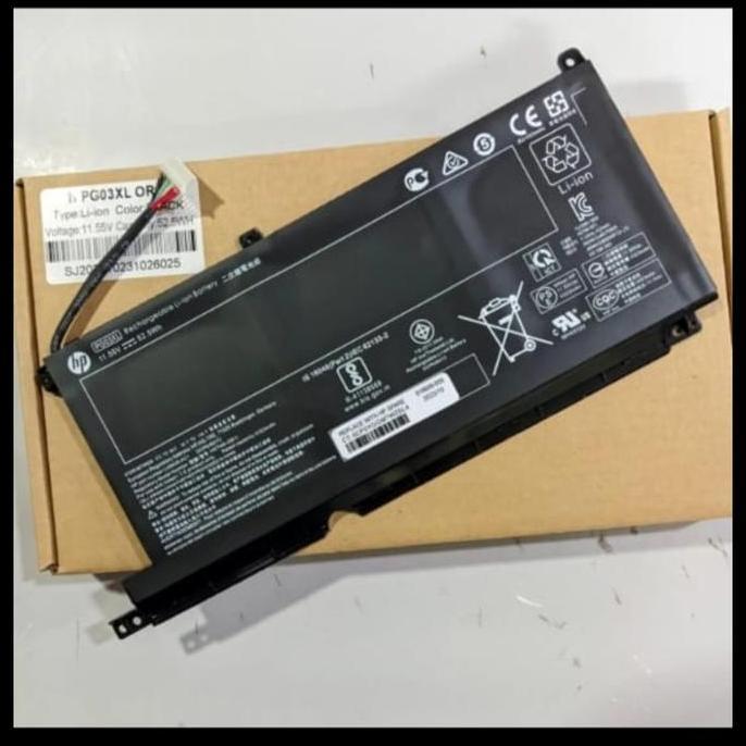TERMURAH - Baterai HP Pavillion Gaming 15-DK0042TX 15-DK-DK2002TX PG03XL