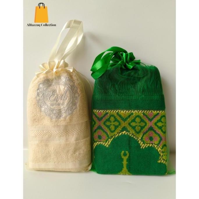 Kantong Tas Tile Untuk Souvenir Sajadah / Handuk Kecil