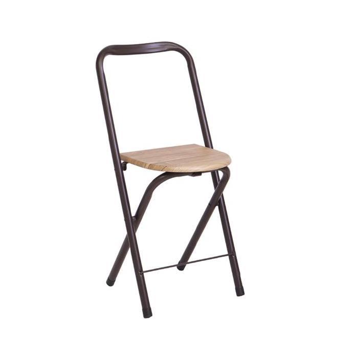 SELMA LAZIO SET MEJA MAKAN LIPAT 2 KURSI - COKELAT