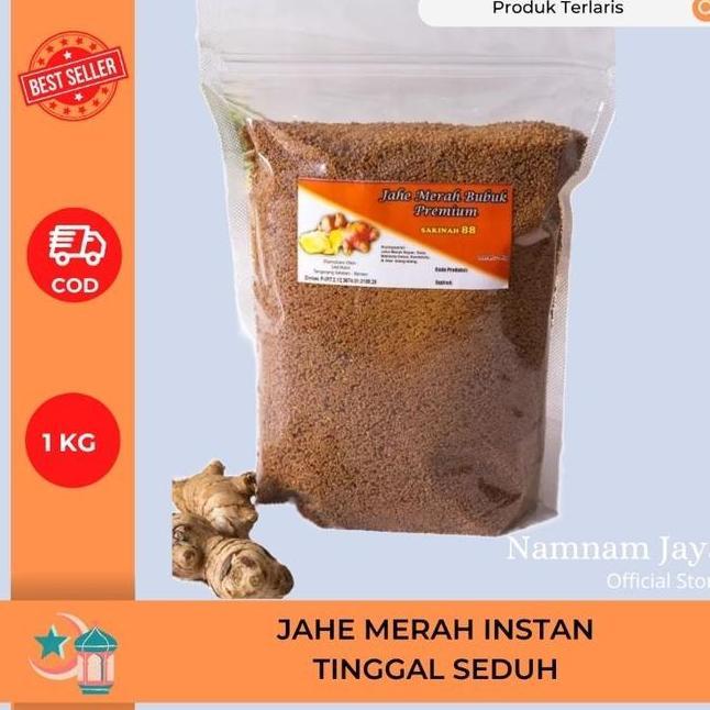 Jahe Merah Bubuk 1Kg Jahe Merah Bubuk Nt Bubuk Jahe Merah Drink