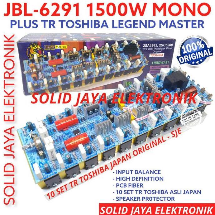 Kit Power Amplifier For Jbl6291 1500W 2000W Jbll Mono Plus Tr Final Toshiba 2Sa1943 2Sc5200 Mjl Mjl2