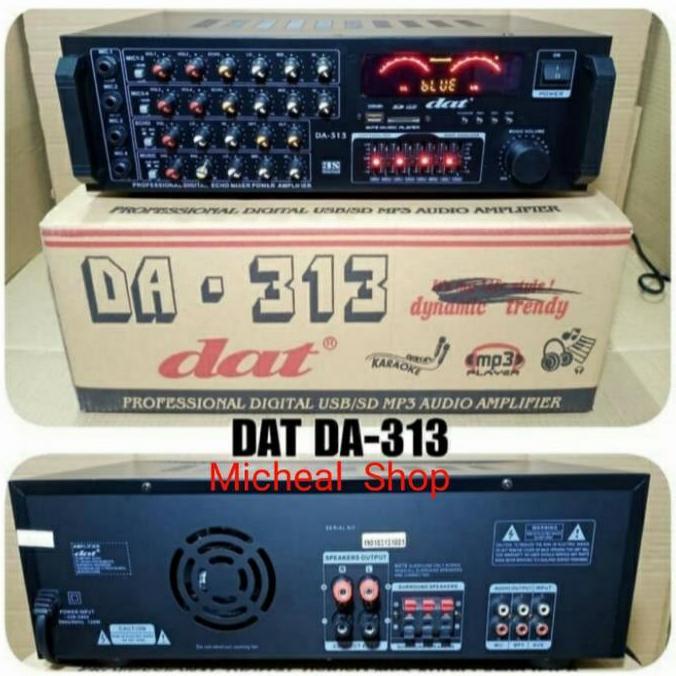 Amplifier Dat Da313 Bluetooth / Original Ampli Bluetooh Dat Da 313 Terbatas
