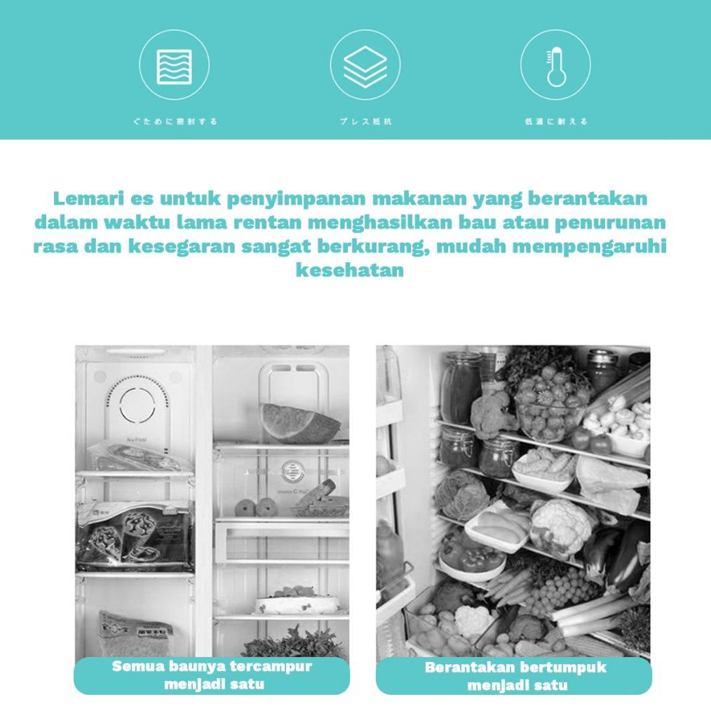 bestpromo codzebra kulkas crisper kotak penyimpanan kulkas kulkas plastik crisper