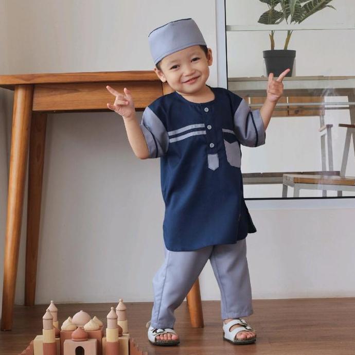 DAFFA COLLECTION - KOKO DAFFA 11 - BAJU KOKO BAYI BAJU MUSLIM ANAK USIA 0-5 TH BAHAN TOYOBO PREMIUM