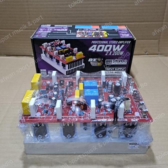 Modul Kit  Power Amplifier Stereo 2 X 200 Watt Ampster Sc2 /Class Ab . Murah