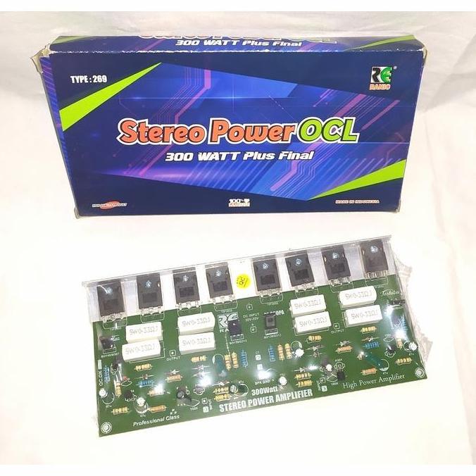 Kit Power Amplifier Ocl 300Watt Stereo Kit Stereo Power Ocl 300Watt Termurah