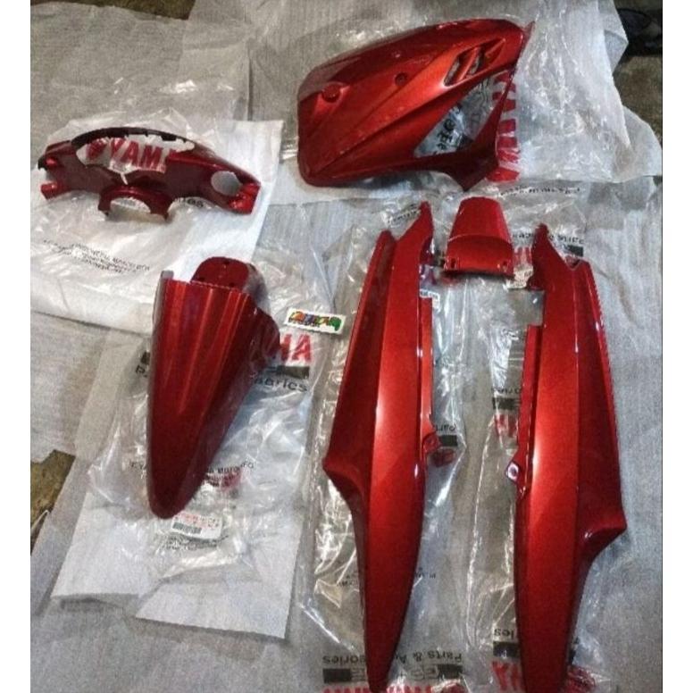 Body Mio Sporty Merah Marun Original Bodi Alus Mio Sporty Merah Maroon Original