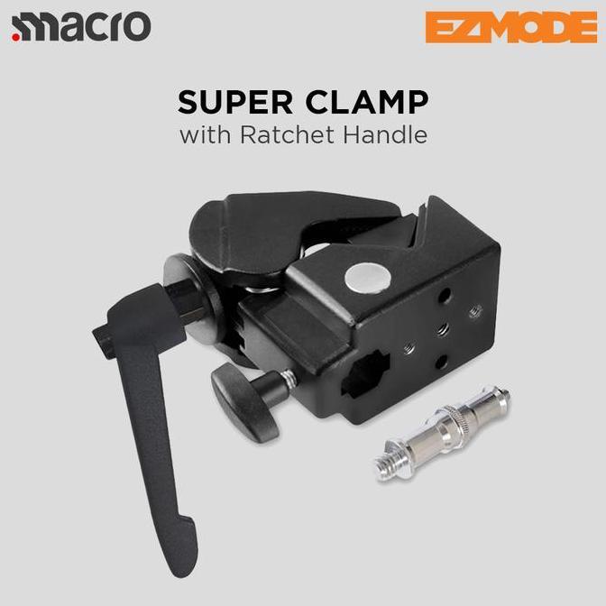 leni.anjasmara - ezmode super clamp with ratchet handle for lighting and studio equipment