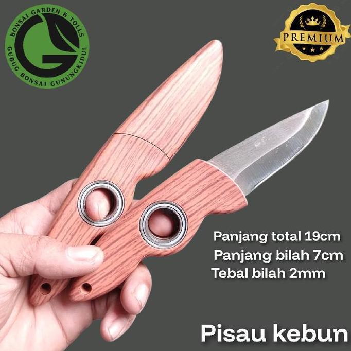alat bonsai dan berkebun pisau cangkok dan okulasi plus longsong