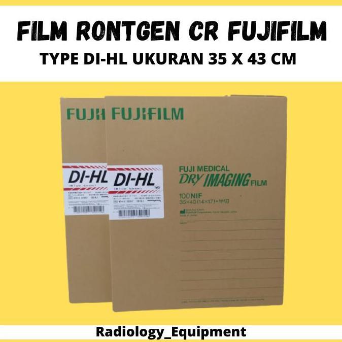 FILM X RAY FUJIFILM DIHL 35x43 / XRAY FILM DIHL 35X43 / FILM XRAY FUJI