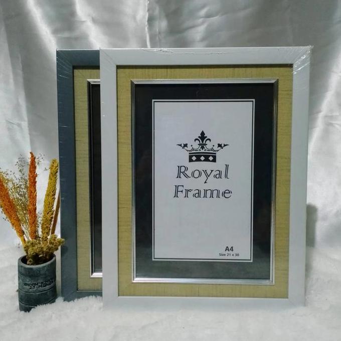 frame/bingkai A4/21x30 cm/linen/minimalis