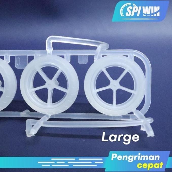 Ban Tamiya SUPER HARD rep Clear TIre Large L Mini 4WD SET