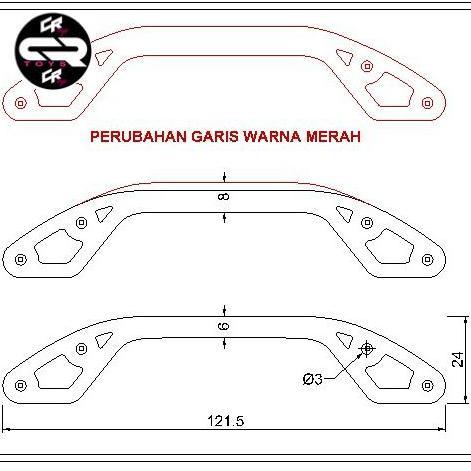 Promo Crtoys Front Bumper Rc Tamiya Xv01 Cod