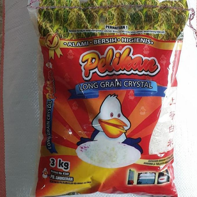 Beras Pelikan Premium Kemasan 3 Kg