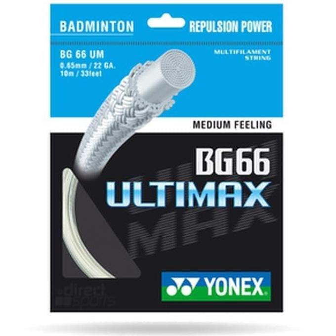 SENAR YONEX BG 66 ULTIMAX ORI + BIAYA PASANG