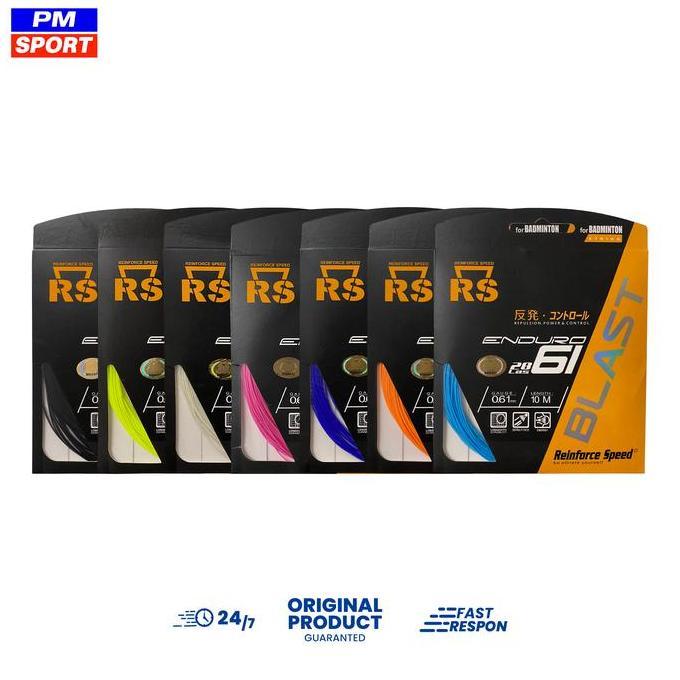 Senar Raket Badminton String RS Reinforce Speed Enduro 61 Blast Ori