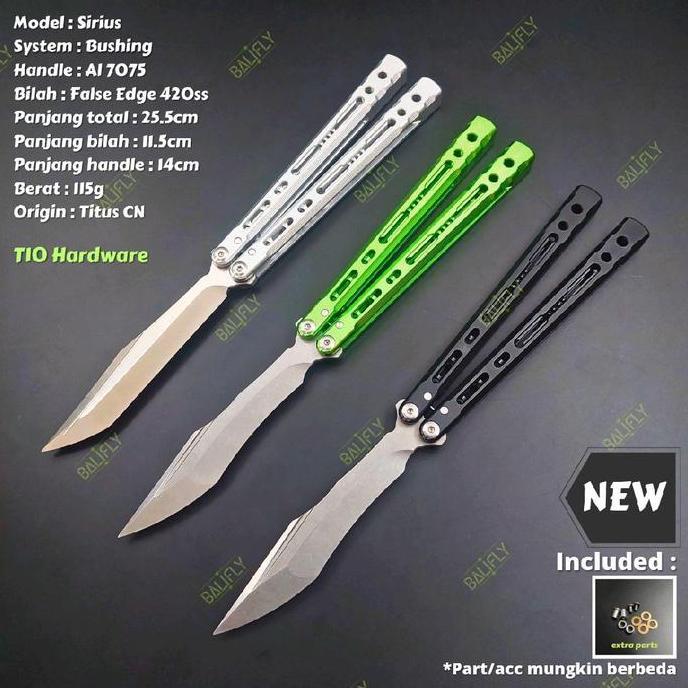 Balisong Butterfly Knife Sirius