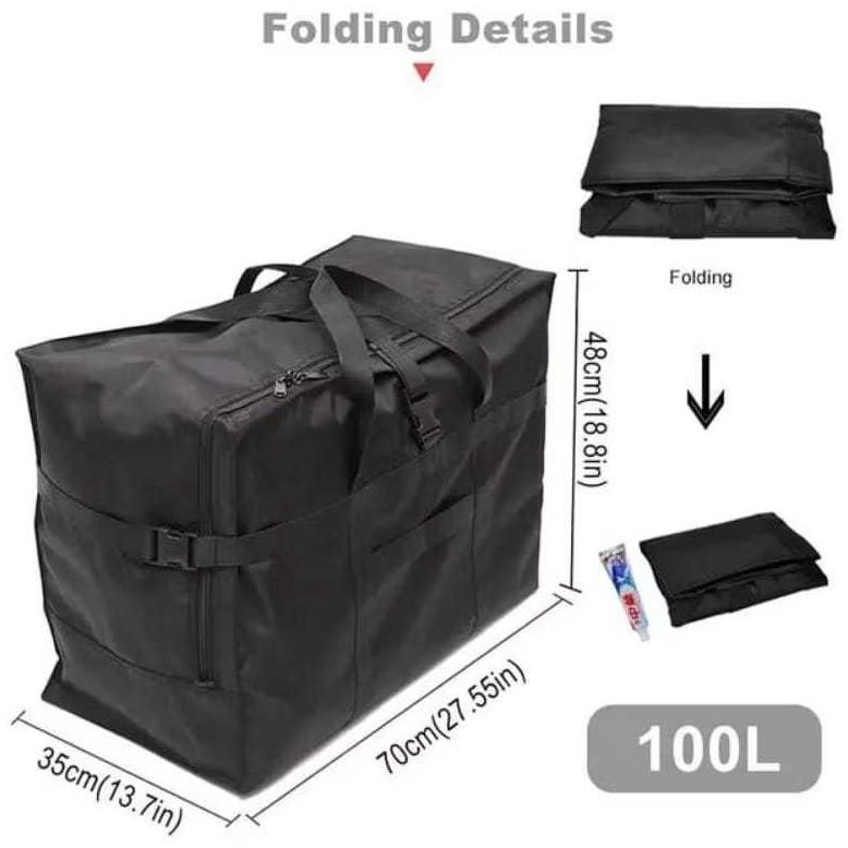 ORIGINAL TAS TRAVEL JUMBO - TAS PAKAIAN BESAR - TAS PAKAIAN - TAS MUDIK - TAS KOPER - DUFFEL BAG