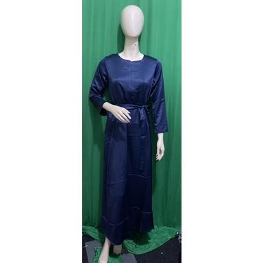 Gamis Busui Polos Saten Velvet Roberto Ukuran M-XXL