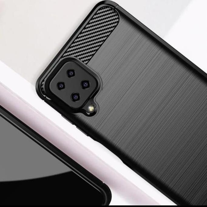 Samsung M12 silicon softcase jelly karbon case murah