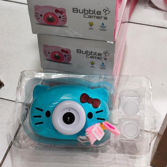 Ready mainan anak kamera bubble sabun murah