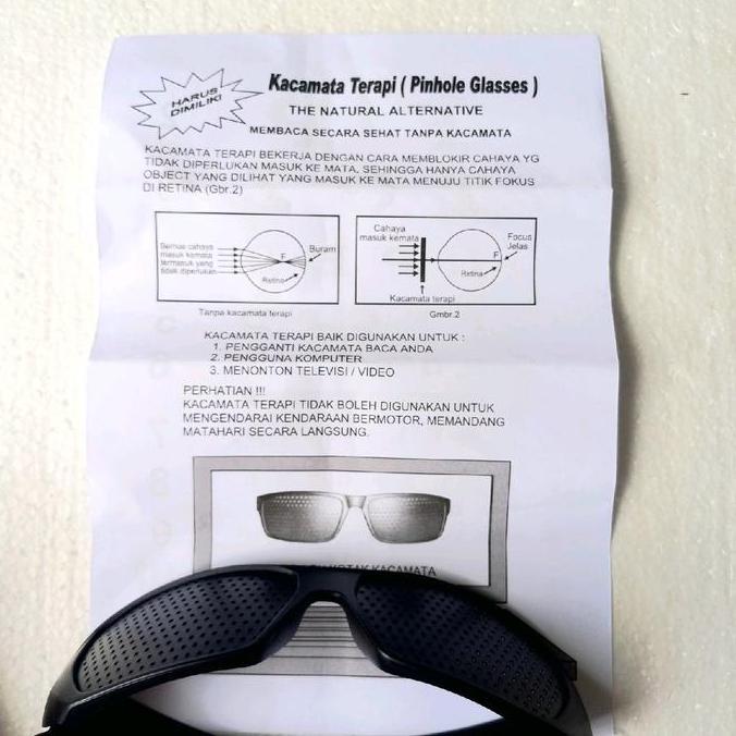 New  Kacamata Terapi Pinhole Kacamata Terapi Kacamata Kesehatan Mata  Deskripsi: Kacamata Terapi Pin