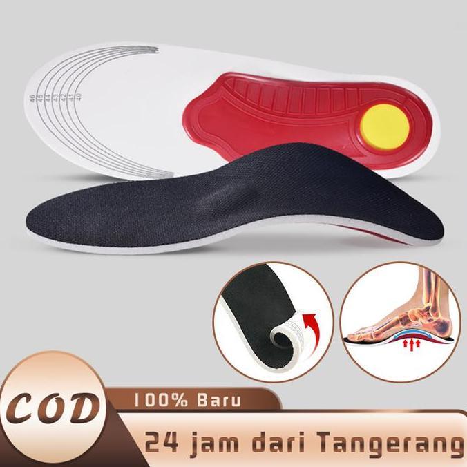 Insole Sepatu Pria Dan Wanita Arch Support Flat Foot High Arch Support