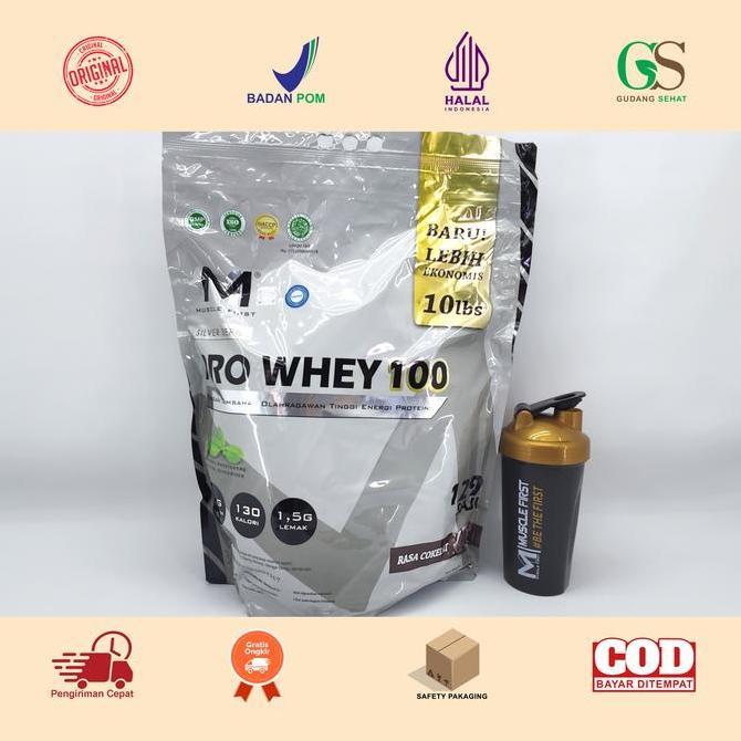 Manado Muscle First Pro Whey 100 10 lbs / 4,5 Kg Free Shaker