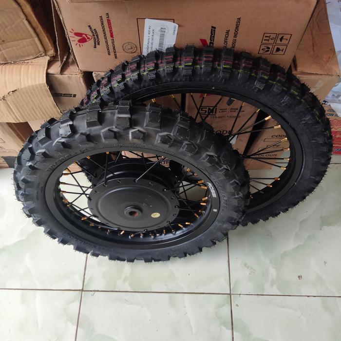 velg paketan Yamaha x ride cross trail ring 14x160 & 17x140 plus ban