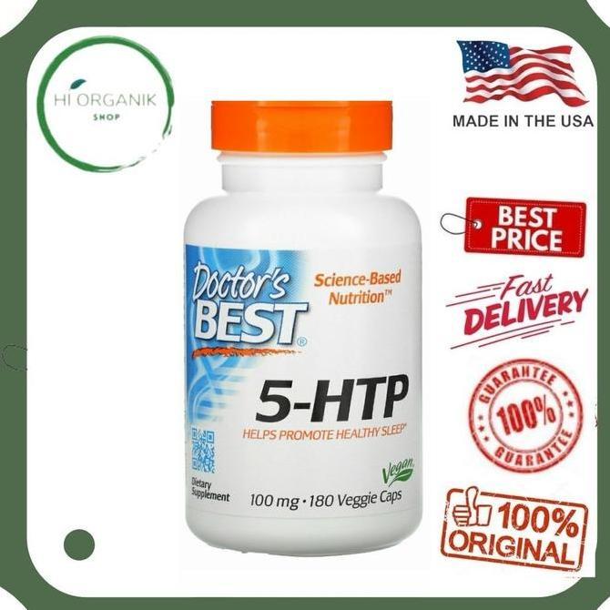 Doctor's Best 5-HTP 100 mg 180 Caps 5 HTP 5HTP Healthy Sleep