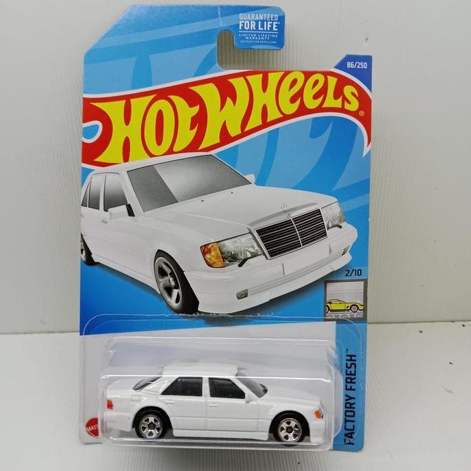 HotWheels MERCEDES-BENZ 500 E Putih Us Card AMBC-139card minus