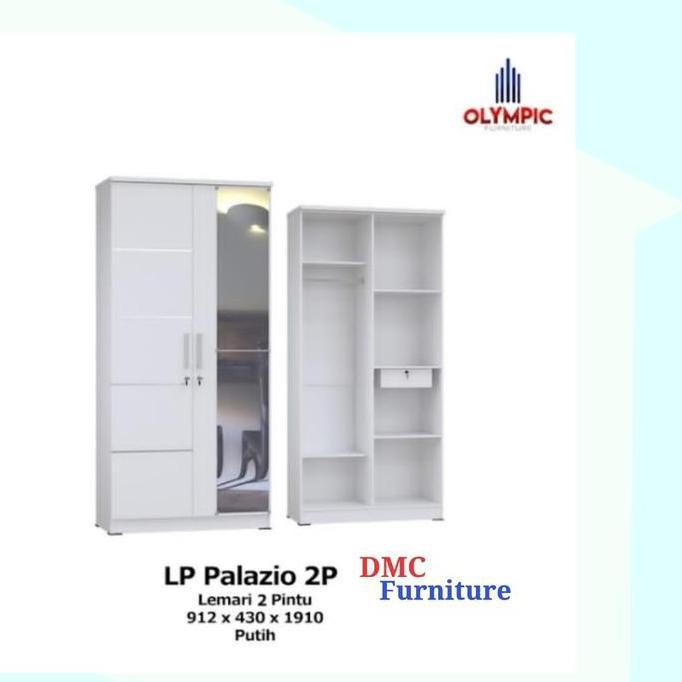 Lemari baju 2 pintu lemari 2 pintu kaca lemari pakaian putih