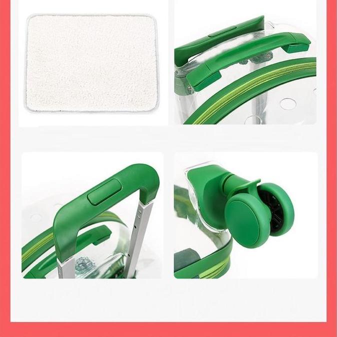 Tas Transparan Kucing Anjing Trolley Cargo Travel Bag Cat Dog Koper