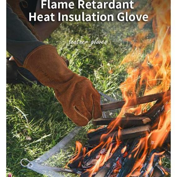 SARUNG TANGAN SAFETY KULIT NATUREHIKE NH20FS042 MASAK TAHAN ANTI PANAS