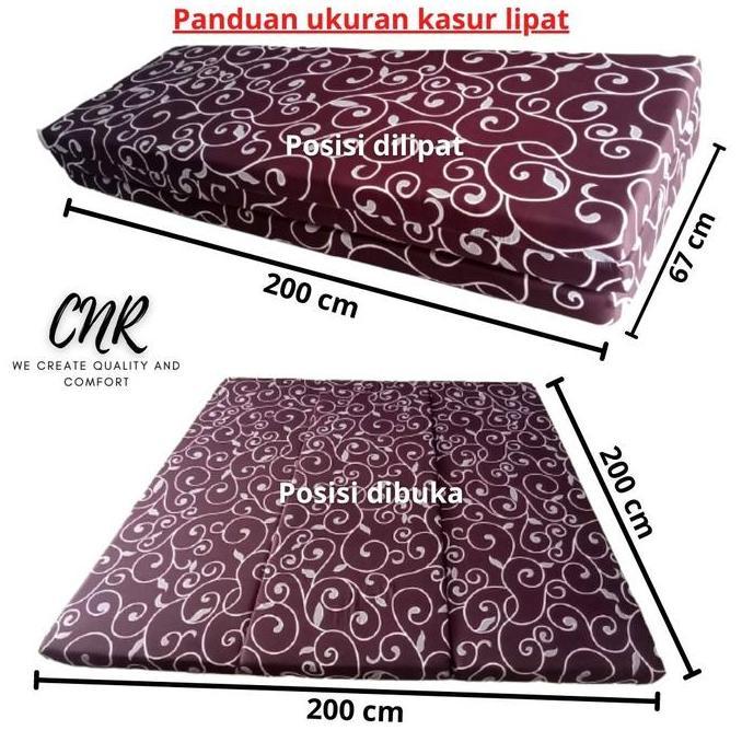 Kasur lipat, kasur busa lipat/matras lipat 3 jumbo busa ROYAL Foam