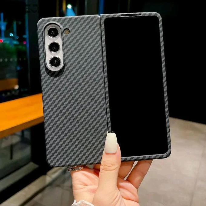 Premium Casing For SAMSUNG For Z FOLD 3 4 5 6 7 5G Carbon Hard Case ZFold ZFold3 ZFold4 ZFold5 ZFold