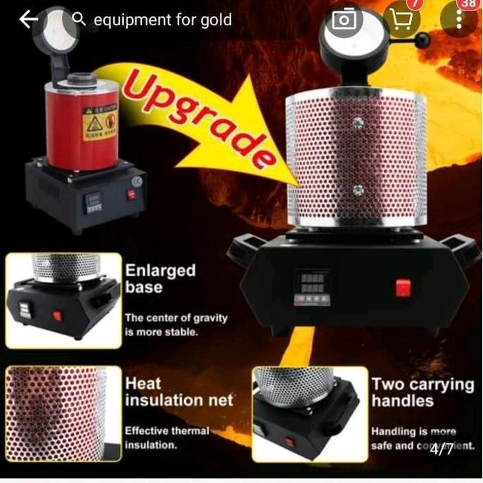 znputrahair - melting furnace alat pelebur emas,timah,tembaga,perak / alat lebur logam listrik emas,